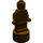 LEGO Dark Brown Minifig Statuette (53017 / 90398)