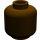 LEGO Dunkelbraun Minifigure Kopf (Sicherheitsbolzen) (3626 / 88475)