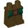 LEGO Dunkelbraun Minifigure Hüften und Beine mit Elven Robe (3815 / 13035)