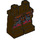 LEGO Dark Brown Minifigure Hips and Legs with Uruk-Hai Leather Armor (3815 / 10452)