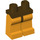LEGO Marron foncé Minifigure Les hanches avec Bright Light Orange Jambes (73200 / 88584)