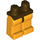 LEGO Dark Brown Minifigure Hips with Bright Light Orange Legs (73200 / 88584)