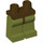 LEGO Dark Brown Minifigure Hips with Olive Green Legs (3815 / 73200)