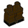 LEGO Donkerbruin Minifigure Medium Poten met Zwart feet (1053 / 37364)