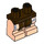 LEGO Dunkelbraun Minifigure Medium Beine mit Brown Robes (37364 / 102439)