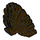 LEGO Dark Brown Mohawk Hair (79914 / 93563)