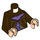 LEGO Dark Brown Molly Weasley Minifig Torso (973 / 76382)