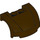 LEGO Dark Brown Mudgard Bonnet 3 x 4 x 1.3 Curved (98835)