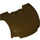 LEGO Dark Brown Mudgard Bonnet 3 x 4 x 1.3 Curved (98835)