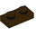 LEGO Dark Brown Plate 1 x 2 (3023)