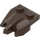 LEGO Dark Brown Plate 1 x 2 with 3 Rock Claws (27261)