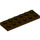 LEGO Marron Foncé assiette 2 x 6 (3795)