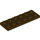 LEGO Dark Brown Plate 2 x 6 (3795)