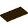 LEGO Dark Brown Plate 4 x 8 (3035)