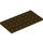 LEGO Dark Brown Plate 4 x 8 (3035)