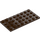 LEGO Dark Brown Plate 4 x 8 (3035)