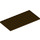 LEGO Dark Brown Plate 6 x 12 (3028)