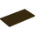 LEGO Dark Brown Plate 6 x 12 (3028)