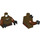 LEGO Dark Brown Plo Koon Minifig Torso (973 / 76382)