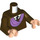 LEGO Dark Brown Professor Quirrell Torso (973 / 76382)