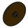 LEGO Dark Brown Round Shield (17835 / 91884)