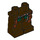 LEGO Donkerbruin Scrum Poten met Reddish Brown Coattails en Rood, Wit en Green Patroon (97716 / 98301)