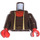 LEGO Dark Brown Shaak Ti Torso (76382 / 88585)