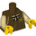 LEGO Marrone scuro Sheriff Minifigure Busto (973 / 88585)