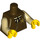 LEGO Marrone scuro Sheriff Minifigure Busto (973 / 88585)