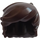 LEGO Marron foncé Court Tousled Cheveux avec 2 Locks (15443 / 40938)