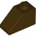 LEGO Dark Brown Slope 1 x 2 (45°) (3040 / 6270)