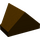 LEGO Marron foncé Pente 1 x 2 (45°) Double / Inversé avec porte-goujon intérieur (3049)