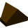 LEGO Marron foncé Pente 1 x 2 (45°) Double / Inversé avec fond ouvert (3049)