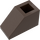 LEGO Donkerbruin Helling 1 x 2 (45°) Omgekeerd (3665)