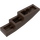 레고 어두운 갈색 경사 1 x 4 구부러진 (11153 / 61678)