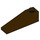 LEGO Dark Brown Slope 1 x 4 x 1 (18°) (60477)