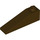 LEGO Dark Brown Slope 1 x 4 x 1 (18°) (60477)