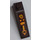 LEGO Dark Brown Slope 1 x 4 x 1 (18°) with Lever and Rock Buttons Right Sticker (60477)