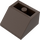 LEGO Donkerbruin Helling 2 x 2 (45°) Omgekeerd met platte afstandsring eronder (3660)