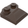 LEGO Dark Brown Slope 2 x 2 Curved with Curved End (47457)