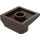 LEGO Dark Brown Slope 2 x 2 Curved with Curved End (47457)