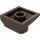 LEGO Dunkelbraun Steigung 2 x 2 Gebogen mit gebogenem Ende (47457)