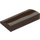 LEGO Dark Brown Slope 2 x 4 Curved with Bottom Tubes (88930)