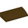 LEGO Dark Brown Slope 2 x 4 Curved with Bottom Tubes (88930)