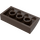 LEGO Dunkelbraun Steigung 2 x 4 Gebogen mit Unterrohren (88930)
