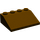 LEGO Dunkelbraun Steigung 3 x 4 (25°) (3016 / 3297)