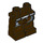LEGO Dark Brown Space Police 3 Slizer Legs (3815 / 87040)