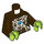 LEGO Dark Brown Sparacon Minifig Torso (973 / 76382)
