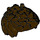 LEGO Dunkelbraun Spiky Haar (18228 / 98385)