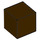LEGO Dark Brown Square Minifigure Head (19729 / 25194)